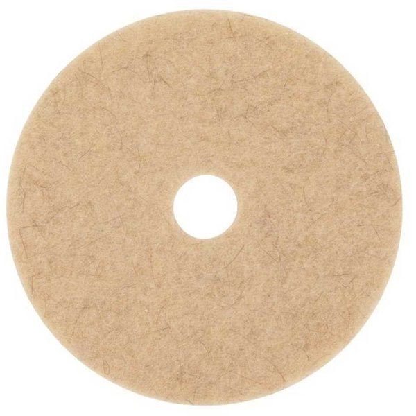 3M Niagara 20 in. Natural Tan Hog's Hair Floor Pad 59322